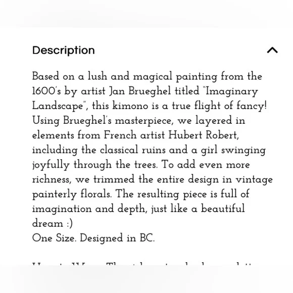 Market of Stars Castles in the Air bamboo kimono - Picture 3 of 9